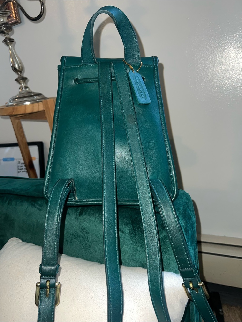 Vintage Coach Leather Daypack - Picture 4 of 9